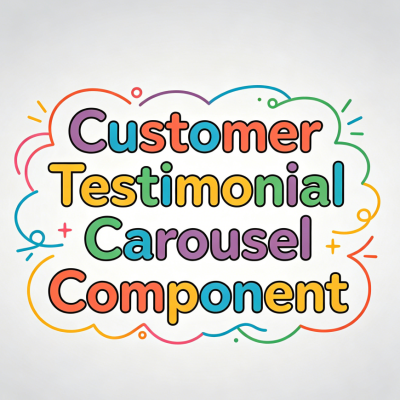 Customer Testimonial Carousel Component