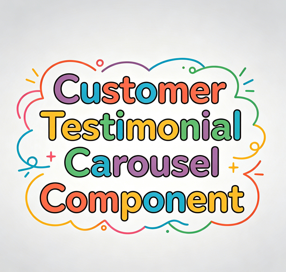 Customer Testimonial Carousel Component
