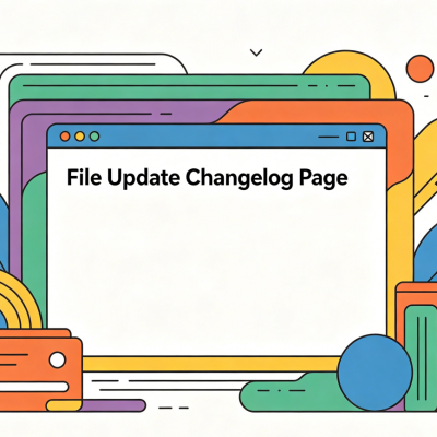 File Update Changelog Page