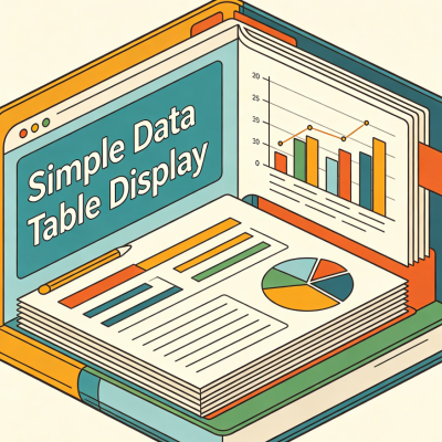Simple Data Table Display