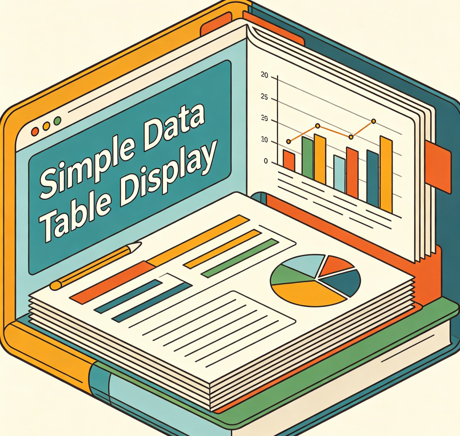 Simple Data Table Display