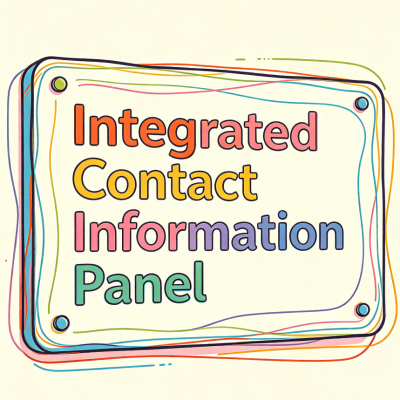Integrated Contact Information Panel