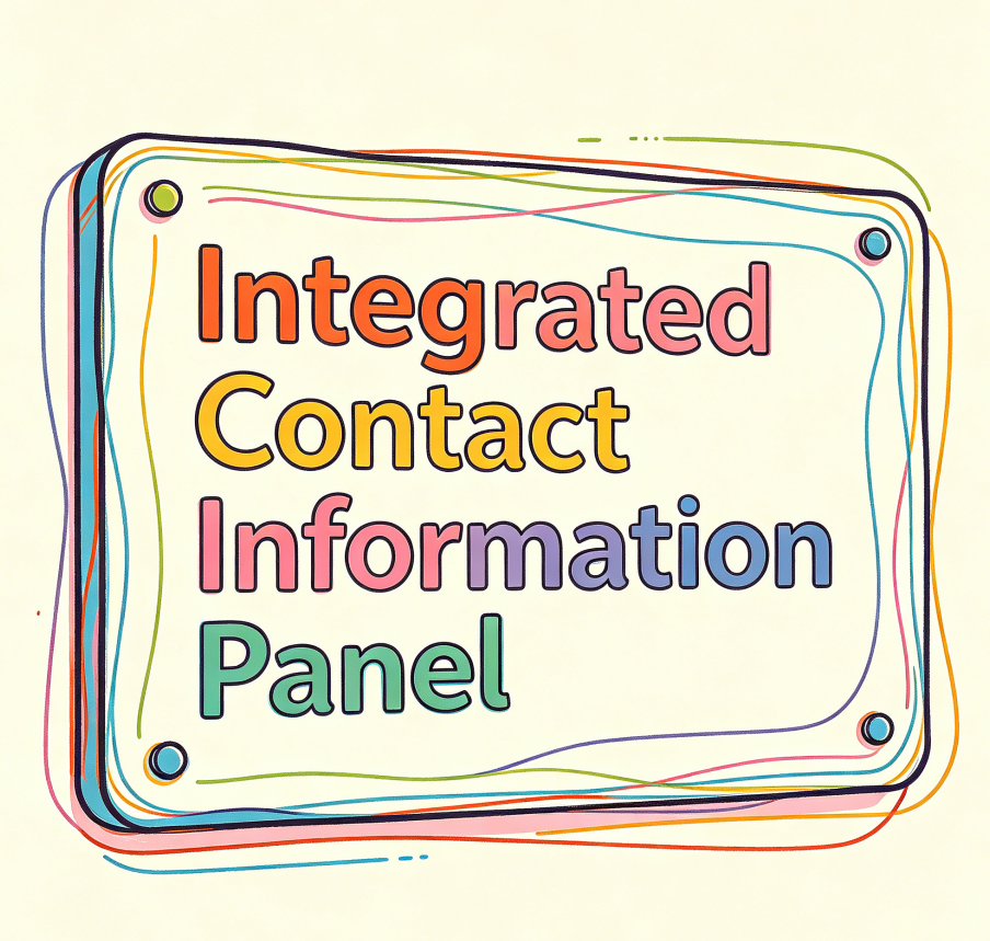Integrated Contact Information Panel
