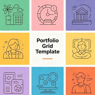 Portfolio Grid Template