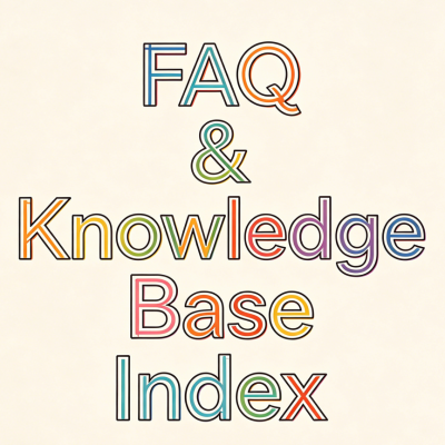 FAQ & Knowledge Base Index
